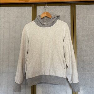 Uniqlo Men's Hoodie, Grey and Heather, Size M